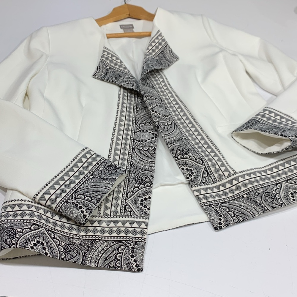 Chico’s open front blazer size 0 - Picture 6 of 8